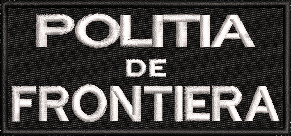 EMBLEMA POLITIA DE FRONTIERA PIEPT 11X5 CM